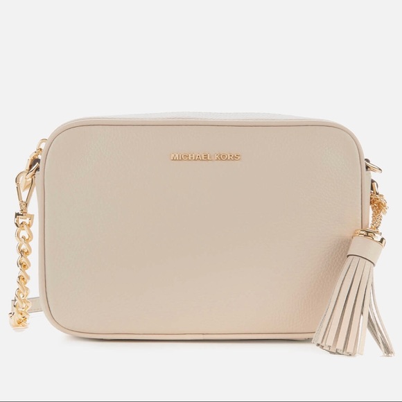 Michael Kors Ivory Ginny Crossbody Camera Bag
